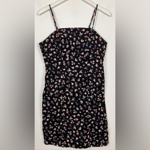 Mossimo Supply Co. Sleeveless Black Floral Dress - Size XL - Picture 1 of 4